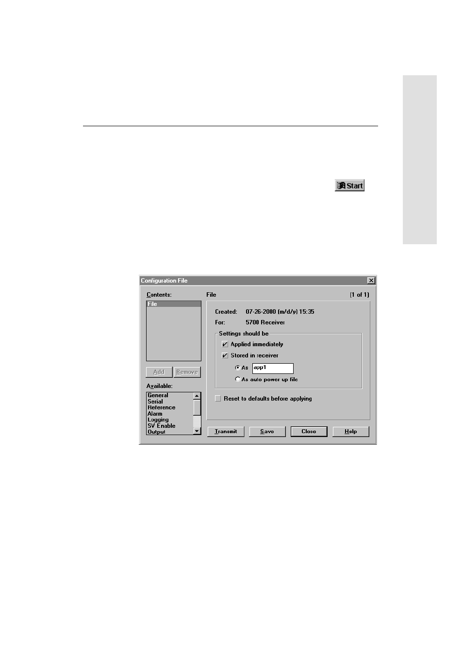 Op eration | Trimble Outdoors 5700 User Manual | Page 85 / 186