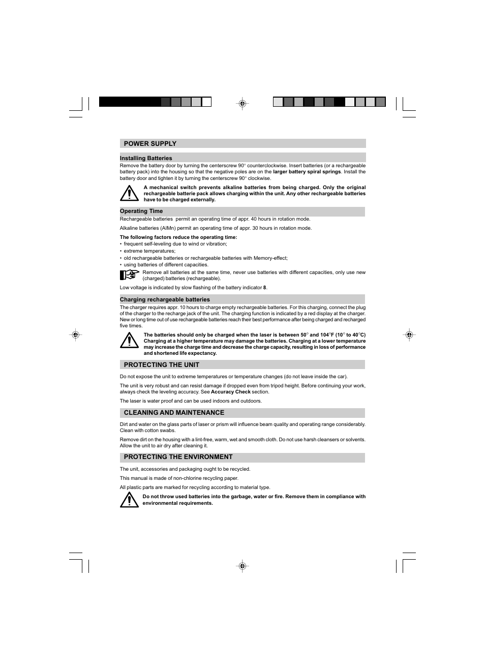Trimble Outdoors HV301 User Manual | Page 14 / 94