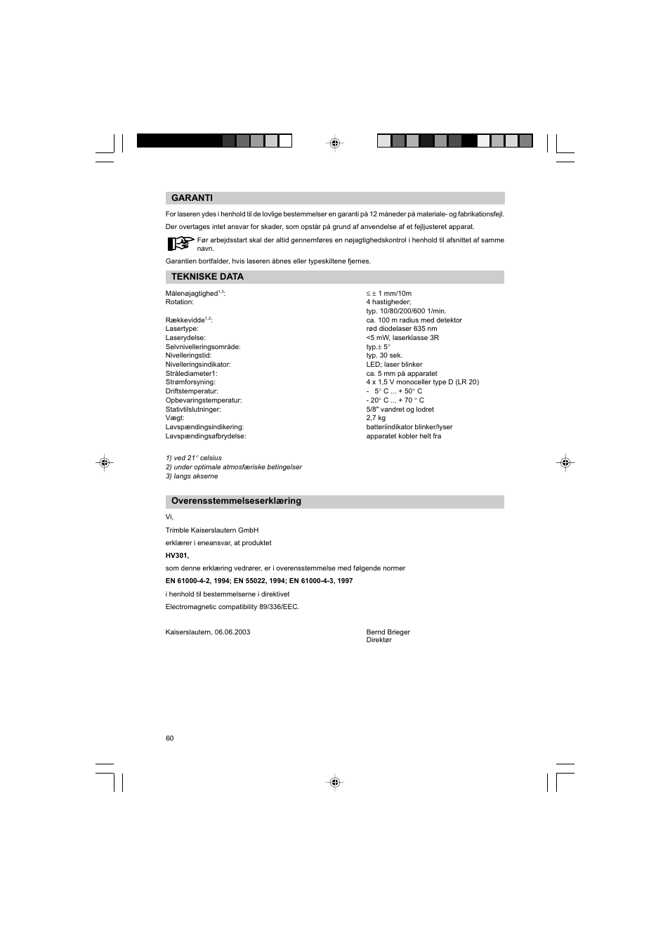 Trimble Outdoors HV301 User Manual | Page 57 / 94