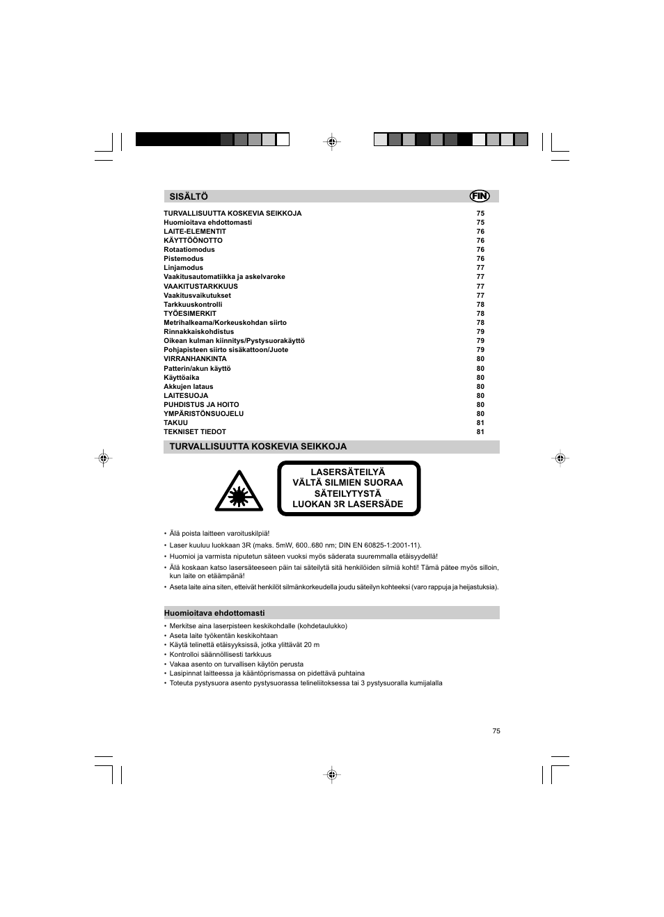 Trimble Outdoors HV301 User Manual | Page 72 / 94