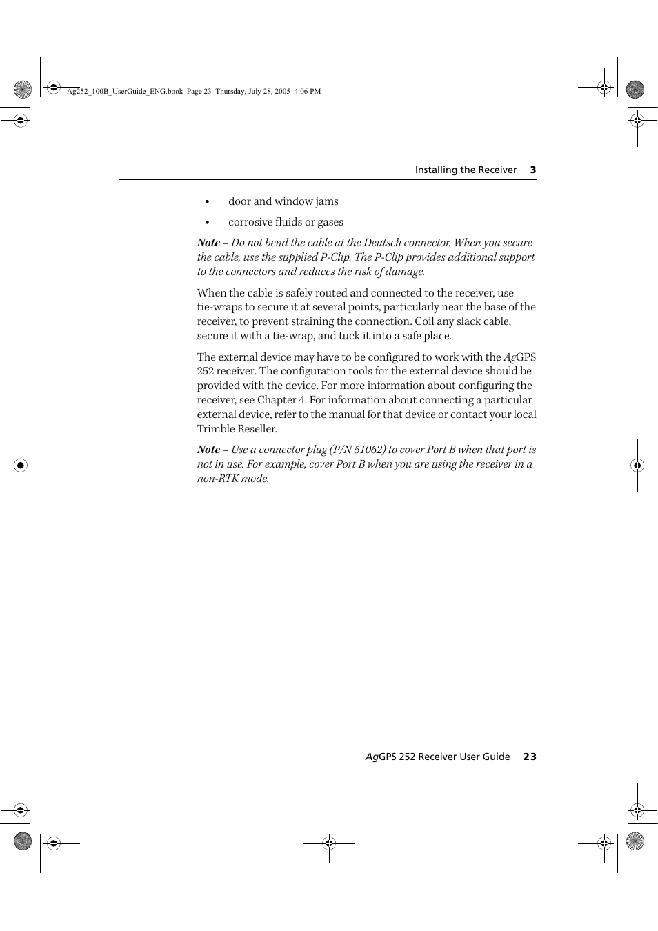 Trimble Outdoors AgGPS 252 User Manual | Page 29 / 72