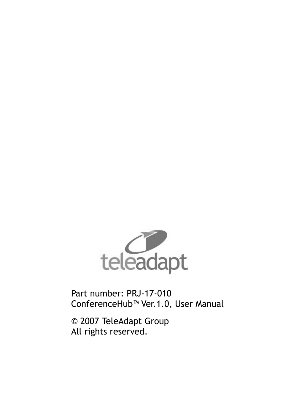 TeleAdapt TA-6500 User Manual | Page 16 / 16