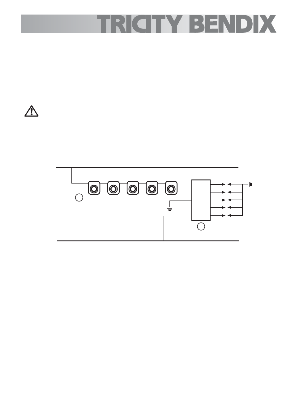 Wiring diagram, Permanent connection | Tricity Bendix TBG700 User Manual | Page 22 / 32