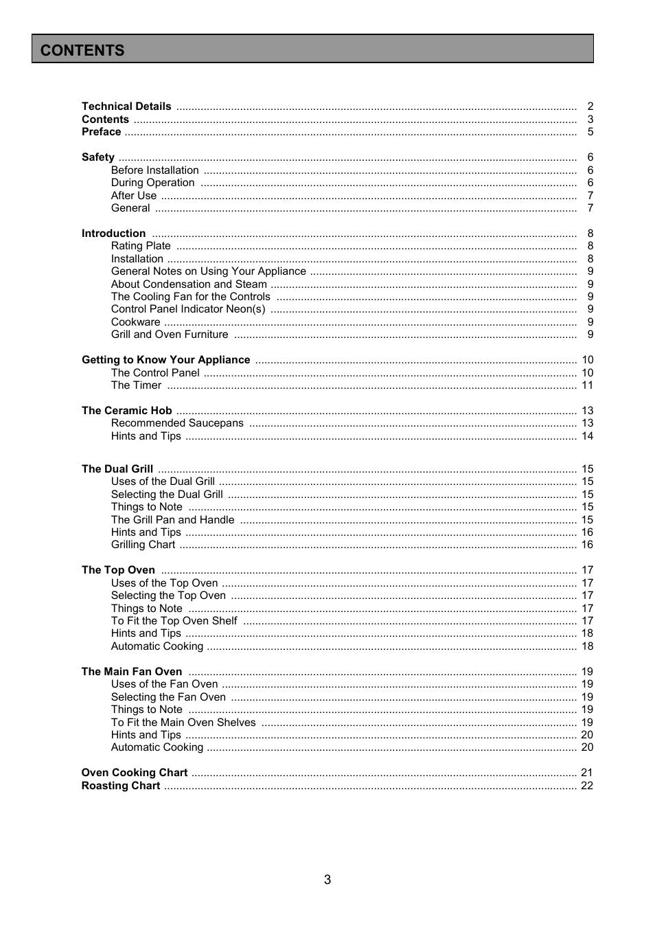 Tricity Bendix DSIE456 User Manual | Page 3 / 32