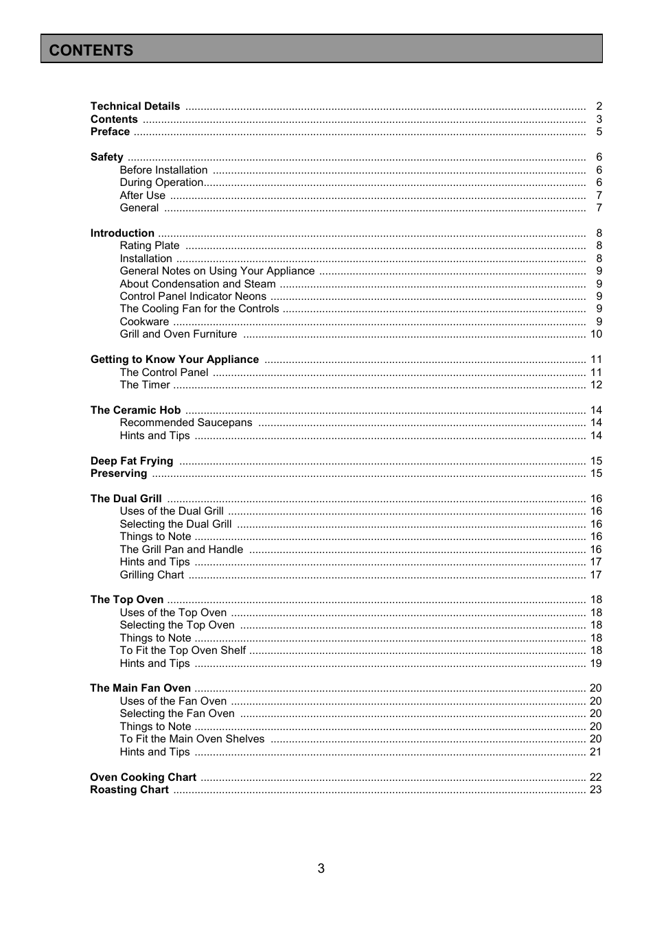 Tricity Bendix SIE524 User Manual | Page 3 / 32