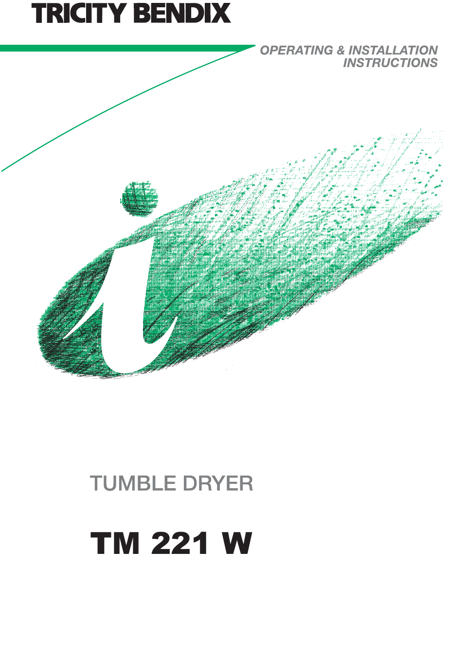 Tricity Bendix TM 221 W User Manual | 13 pages