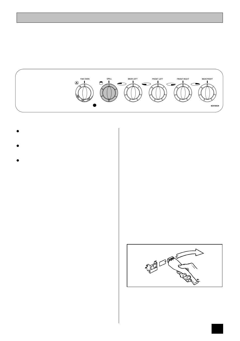 The grill | Tricity Bendix SOV50CH User Manual | Page 13 / 28