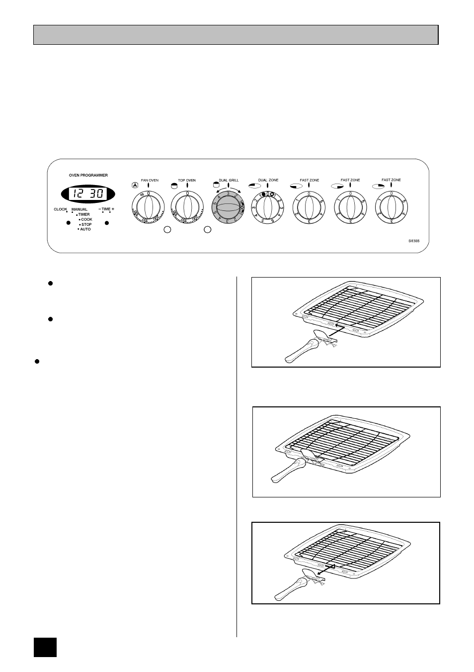The grill | Tricity Bendix SIE 505 User Manual | Page 16 / 36