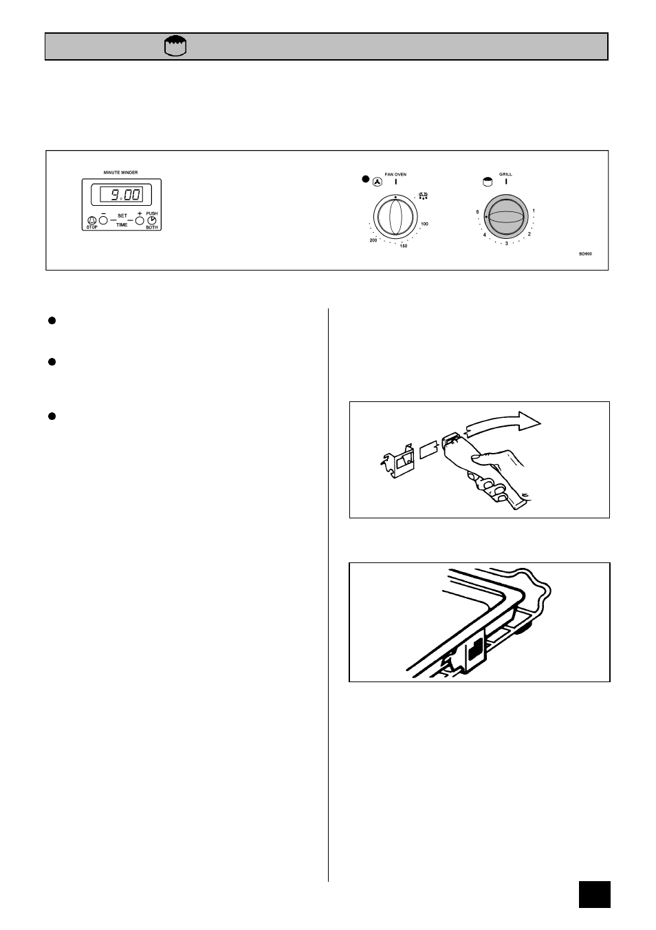 The grill | Tricity Bendix BD900 User Manual | Page 19 / 35