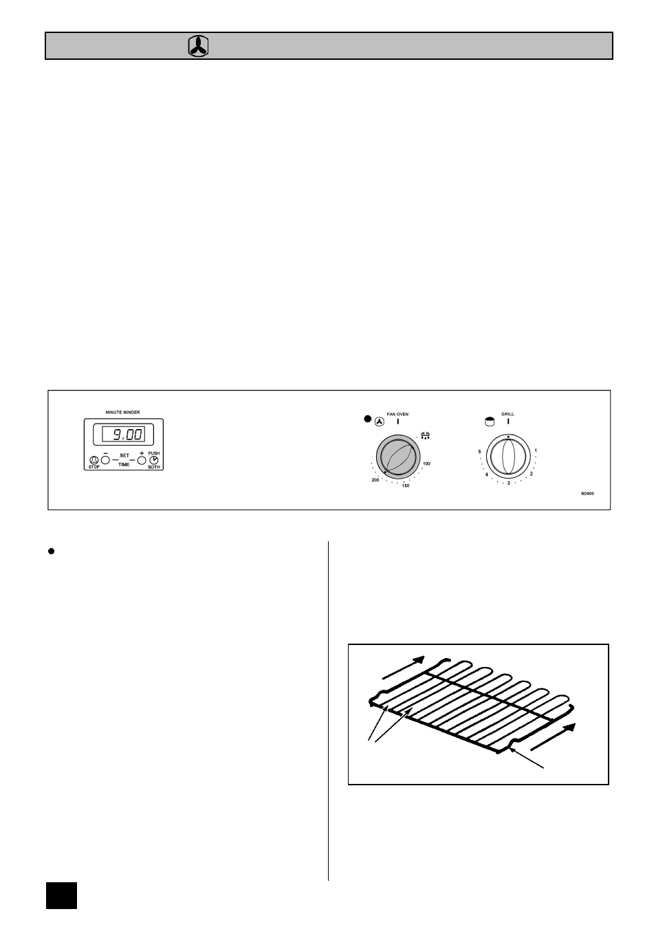 The fan oven | Tricity Bendix BD900 User Manual | Page 22 / 35