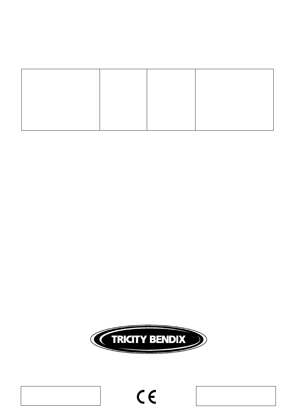 Tricity Bendix BD900 User Manual | Page 35 / 35