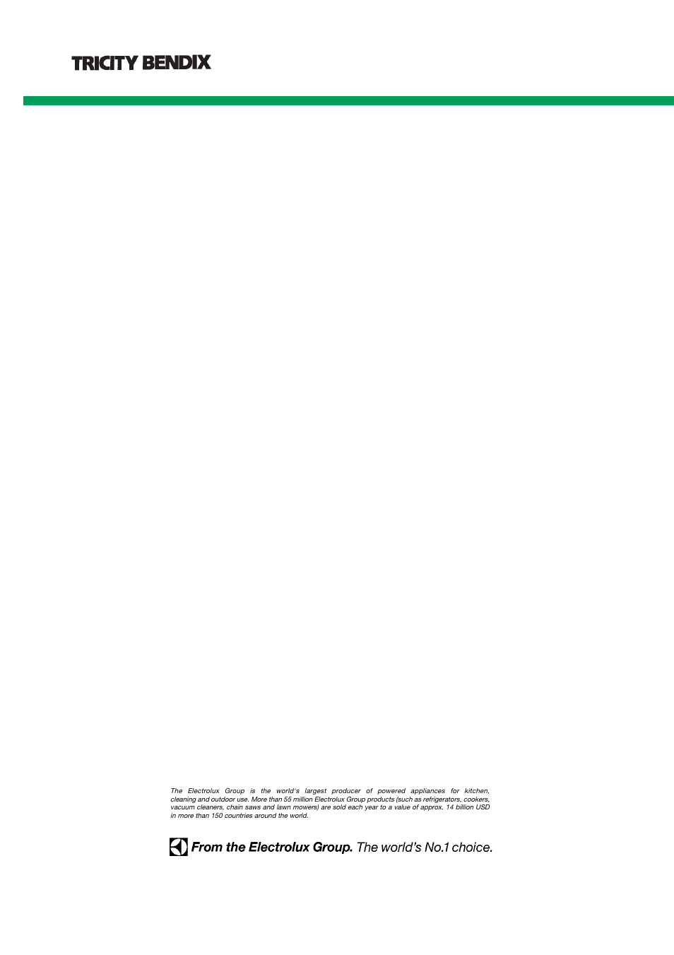 Tricity Bendix AW 851 S User Manual | Page 32 / 32