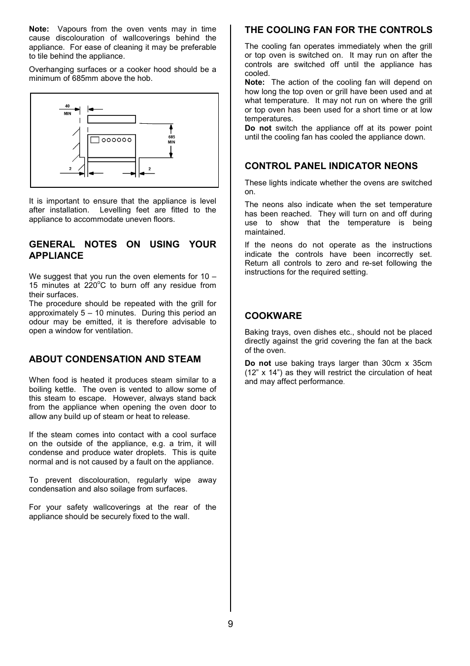 Tricity Bendix SE554 User Manual | Page 9 / 32