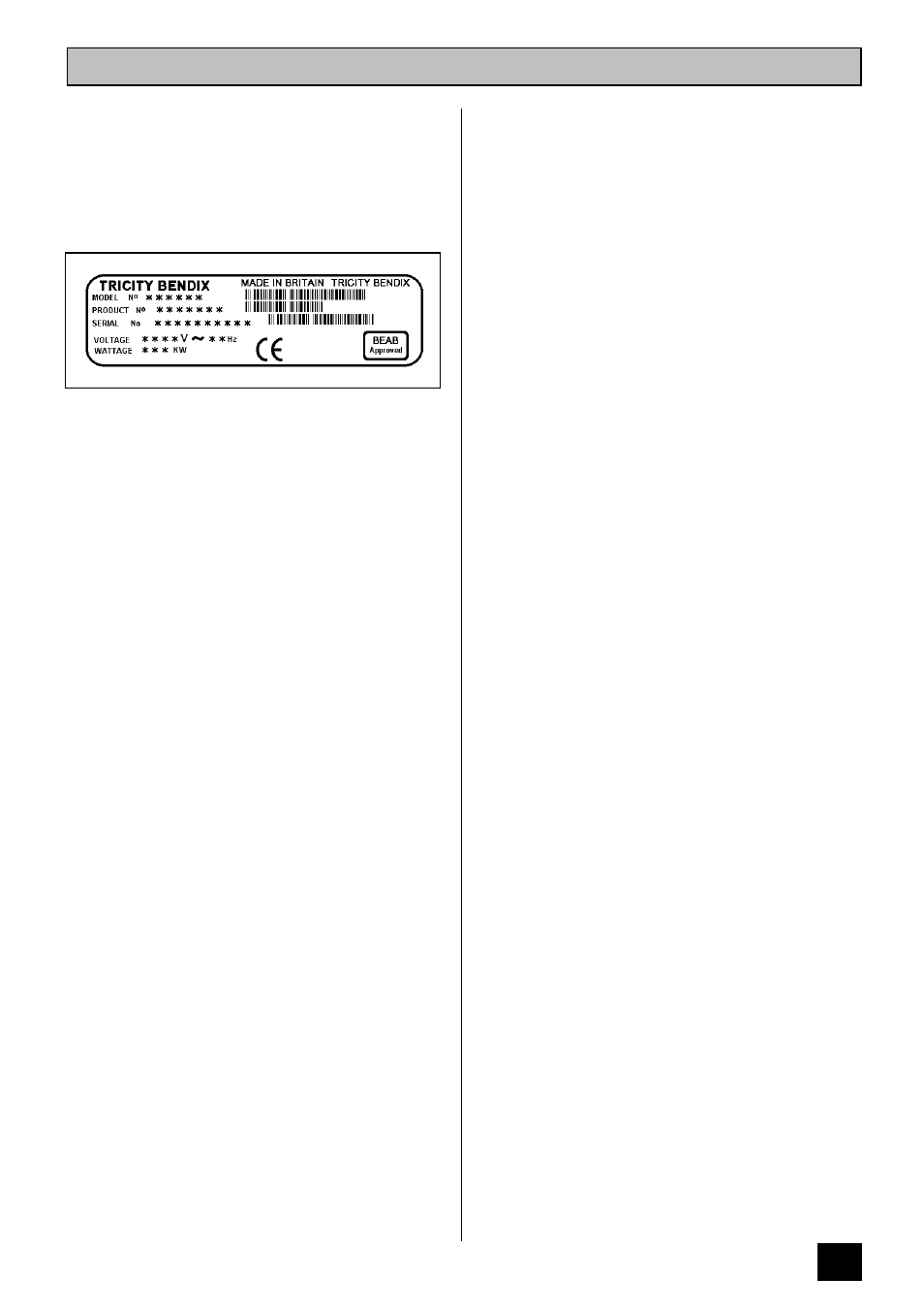 Introduction | Tricity Bendix BD 912/2 User Manual | Page 15 / 40