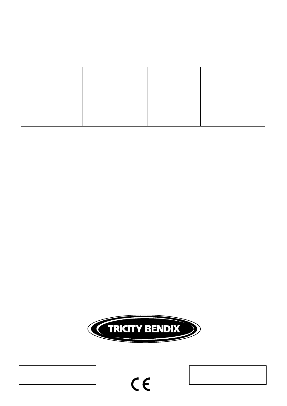 Tricity Bendix BD 912/2 User Manual | Page 40 / 40