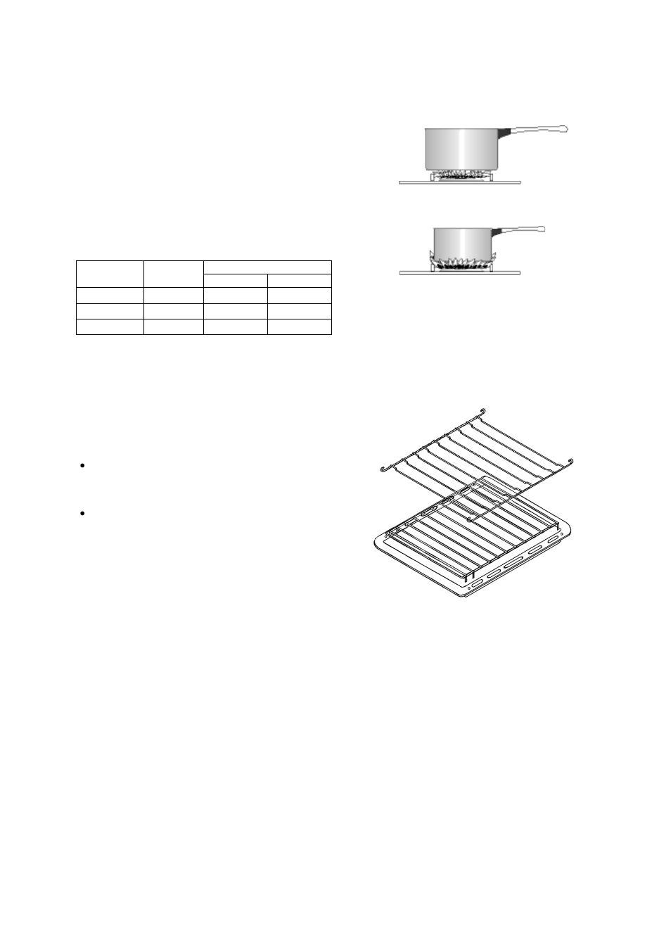 Selecting the correct burner, Accessories delivered with the appliance | Tricity Bendix SG 205WL User Manual | Page 12 / 27