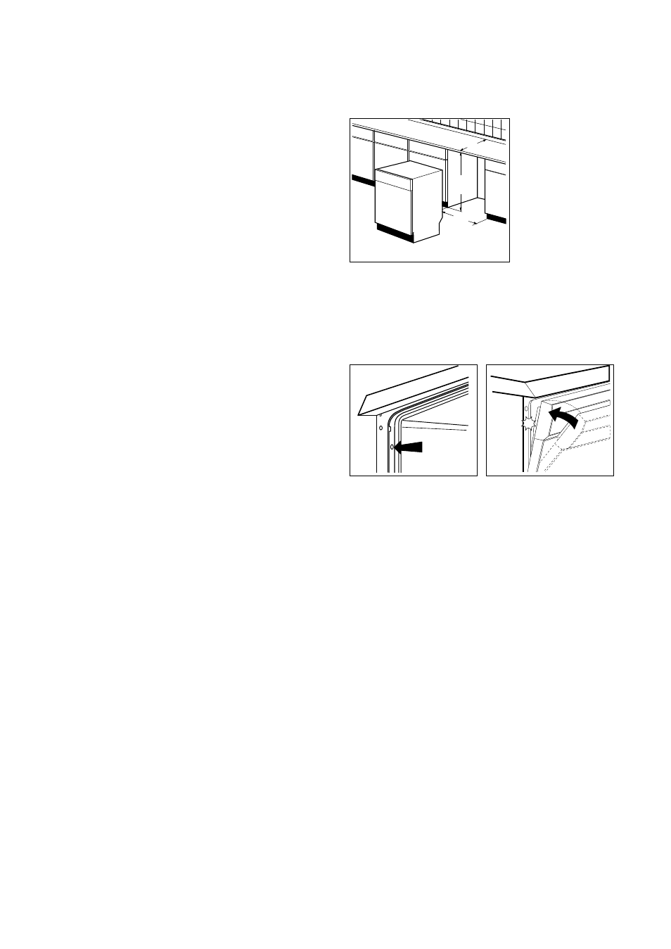 Fitting under a counter, Levelling | Tricity Bendix DH 101 User Manual | Page 25 / 26