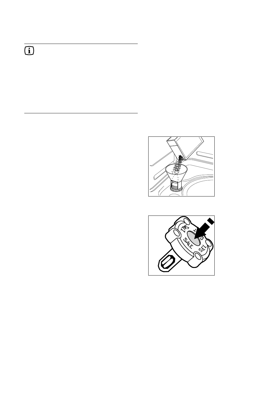 Filling with salt | Tricity Bendix DH 101 User Manual | Page 6 / 26