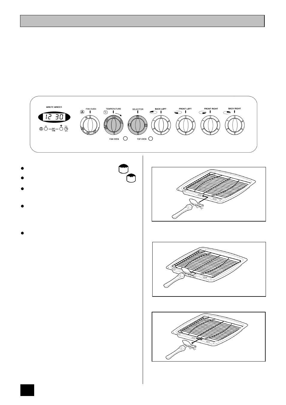 The grill | Tricity Bendix RE60GC User Manual | Page 16 / 36