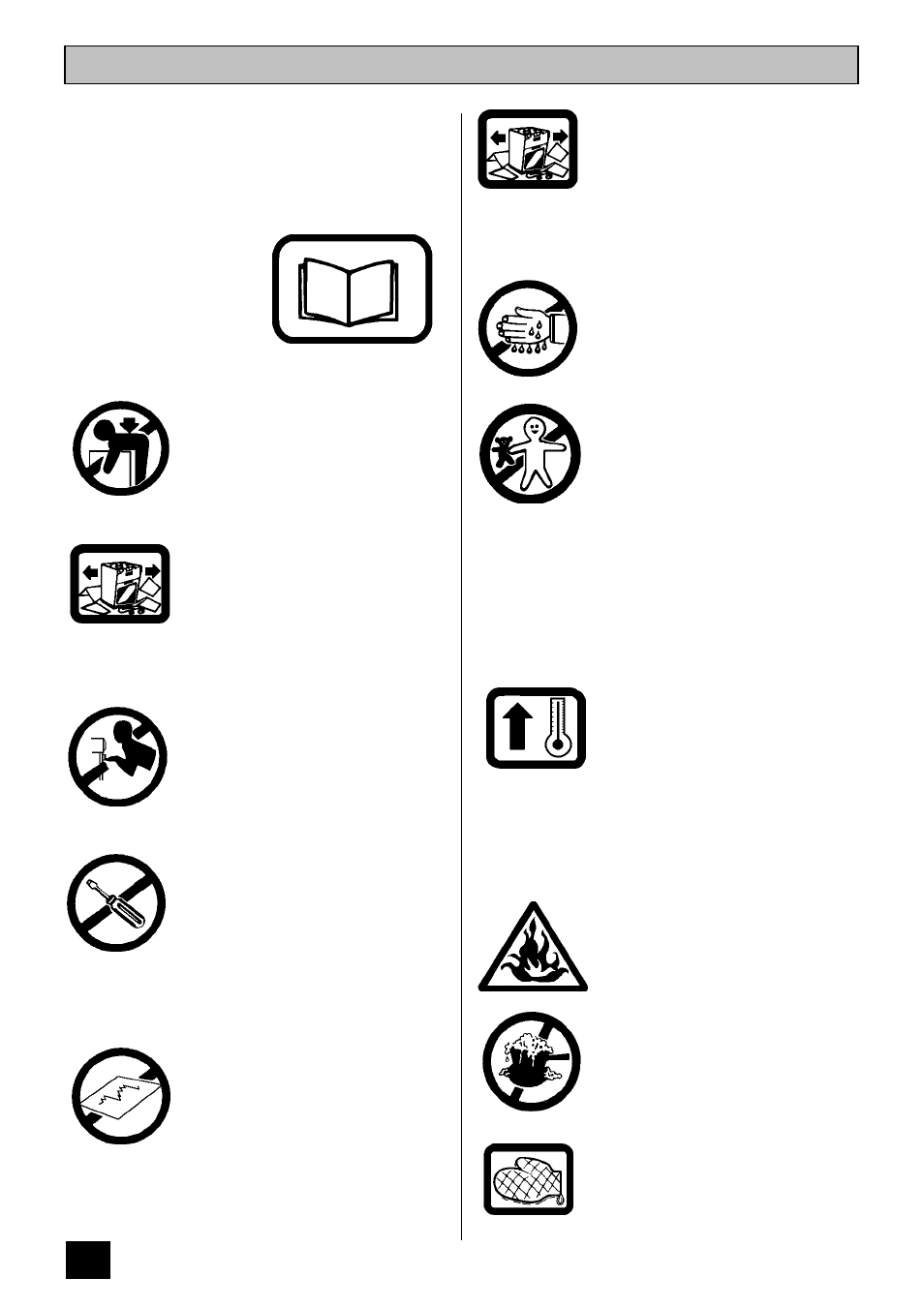 Safety | Tricity Bendix RE60GC User Manual | Page 6 / 36