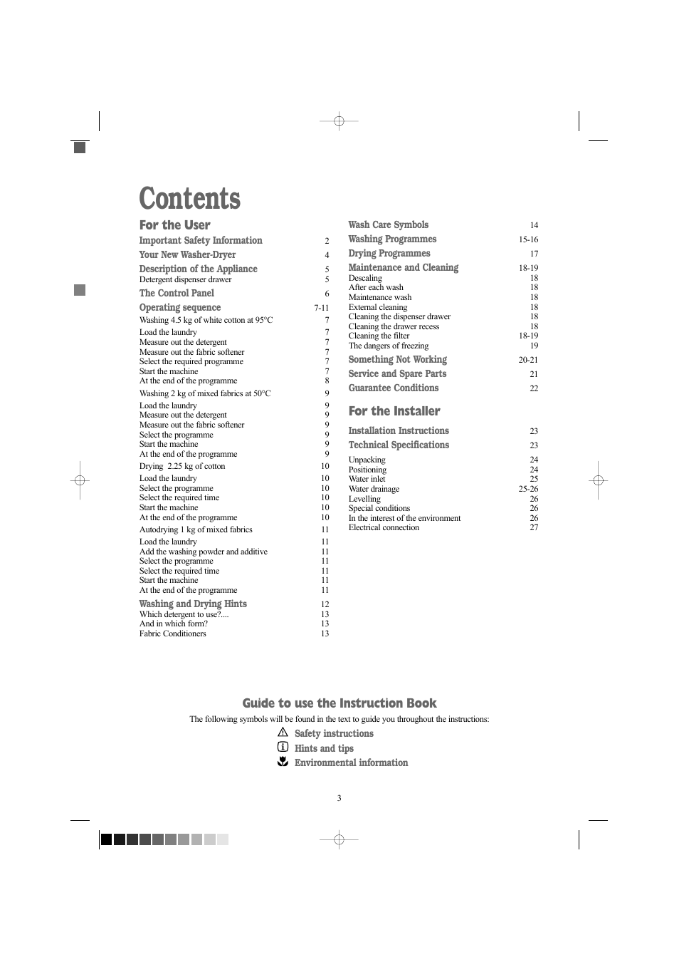 Tricity Bendix WDR 1040 W User Manual | Page 3 / 28