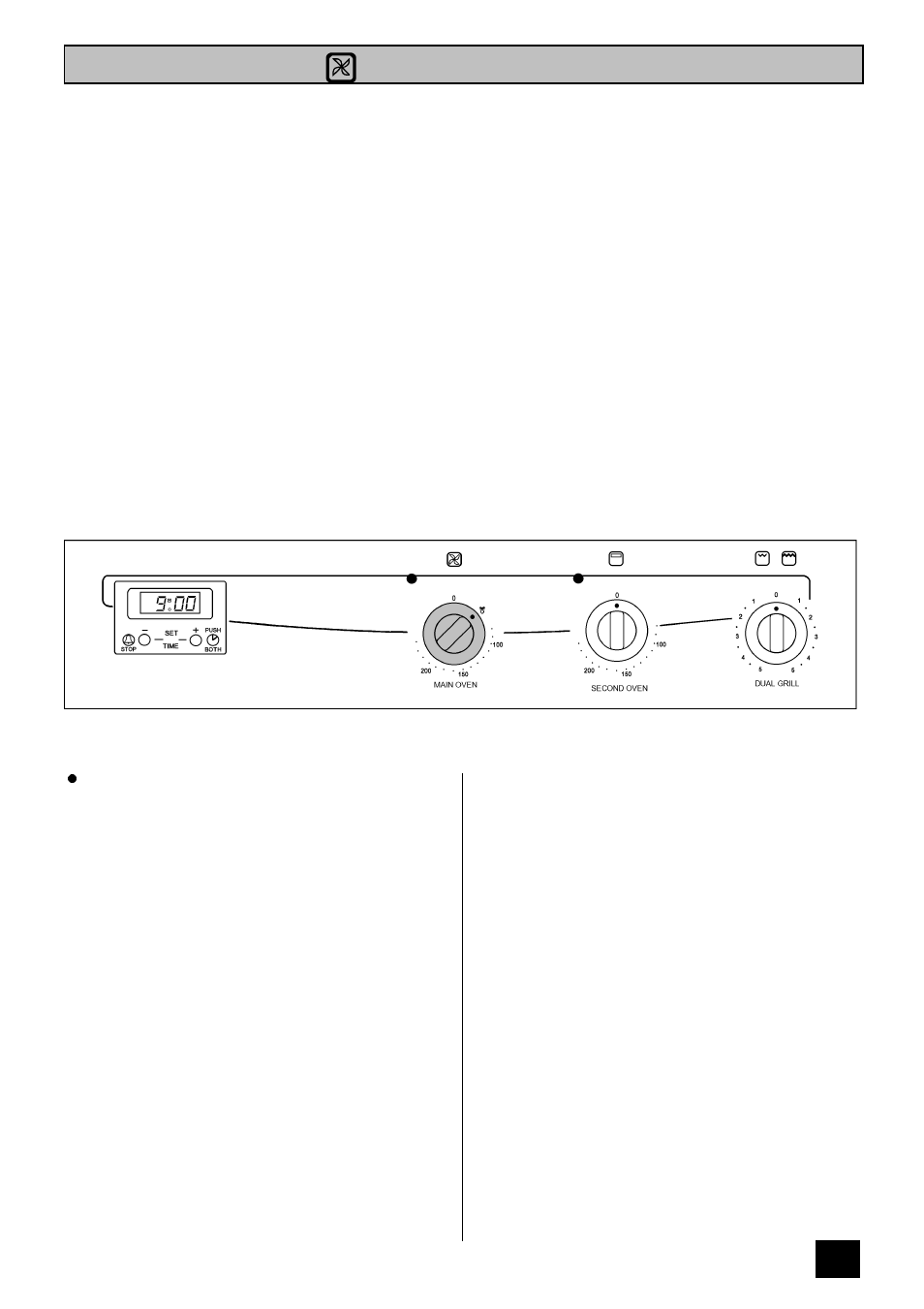 The main fan oven | Tricity Bendix BD 912 User Manual | Page 25 / 40