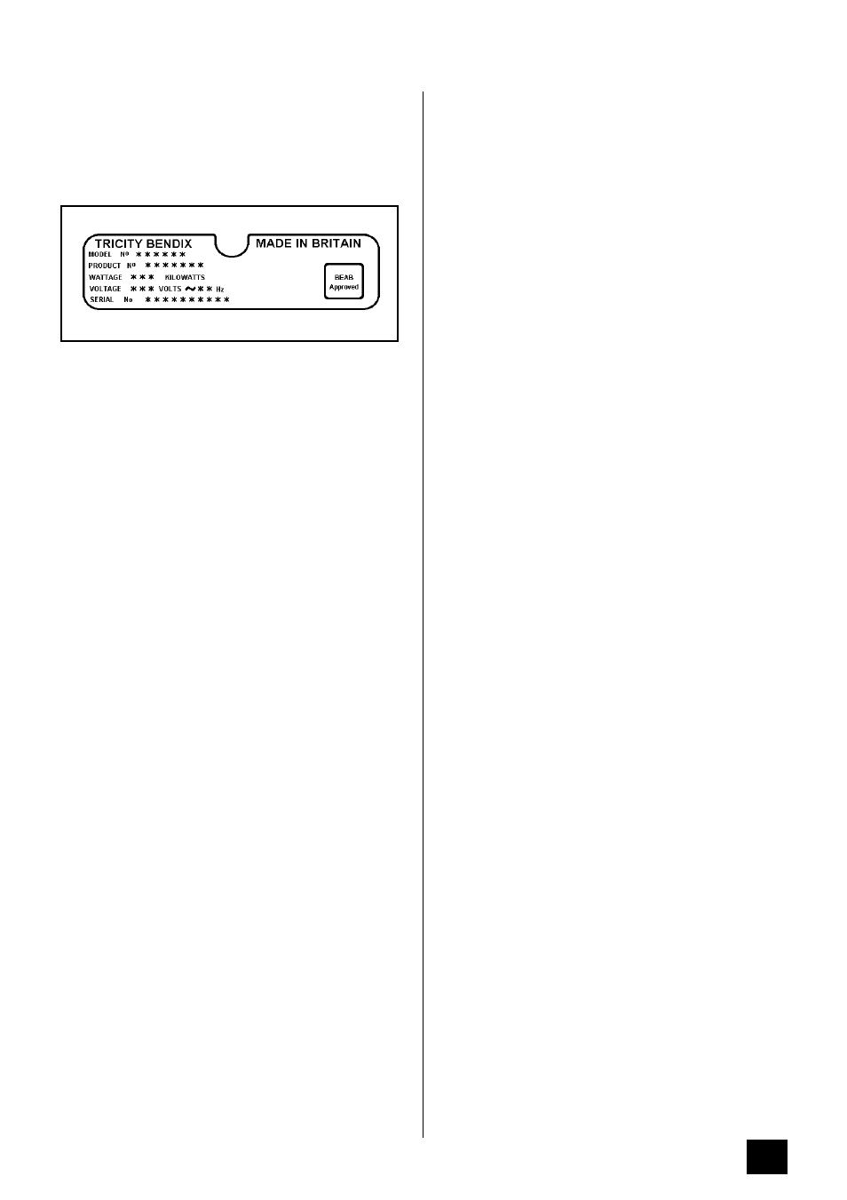 Tricity Bendix SURREY User Manual | Page 15 / 38