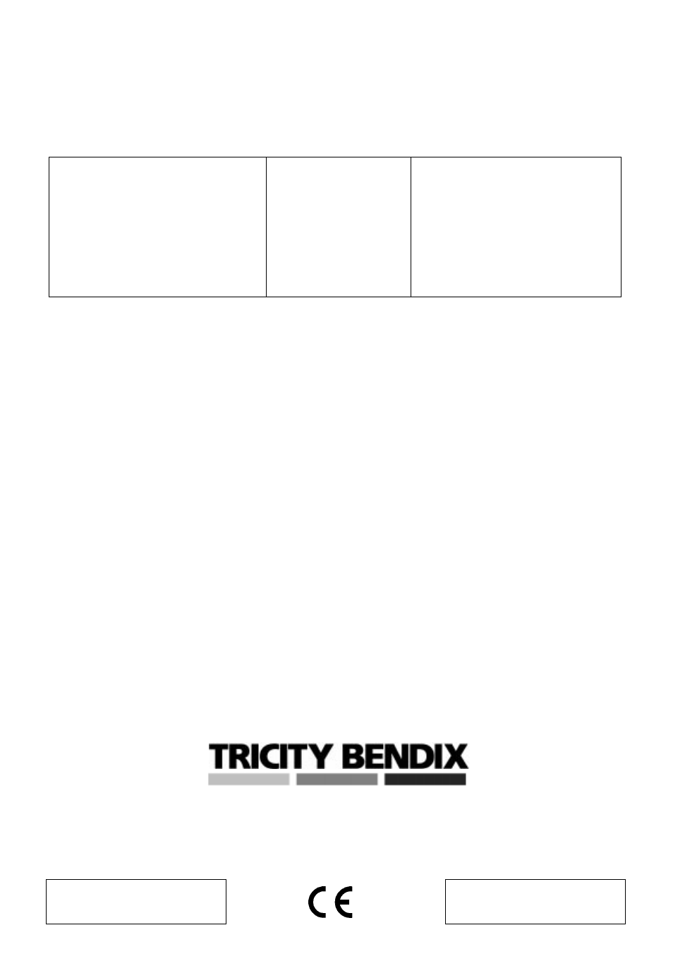 Better products. better value, Rating plate reference | Tricity Bendix SURREY User Manual | Page 38 / 38