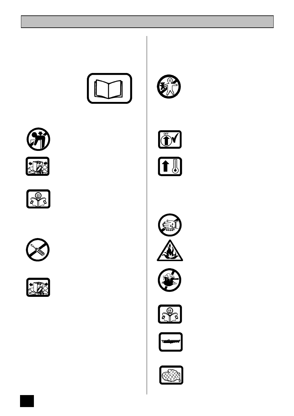 Safety | Tricity Bendix SURREY User Manual | Page 6 / 38