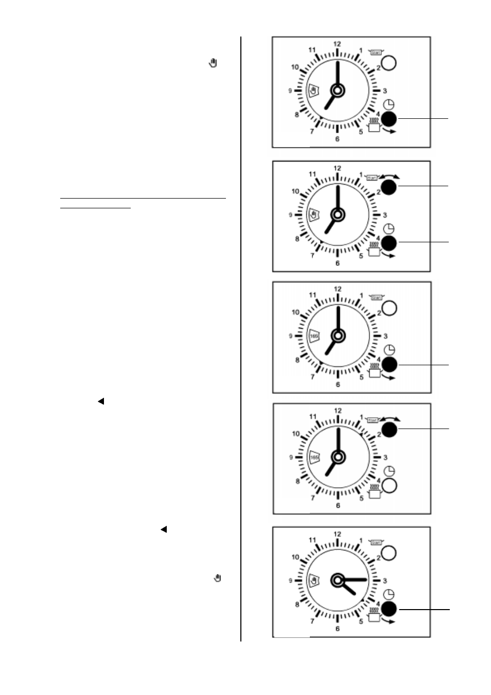 12 4. to cancel the minute minder, 5how to set the oven timer | Tricity Bendix SB 422/423 User Manual | Page 12 / 32