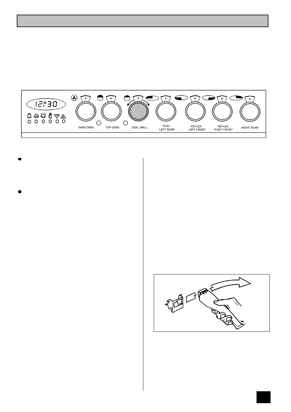 The dual grill | Tricity Bendix SI 452 User Manual | Page 17 / 40