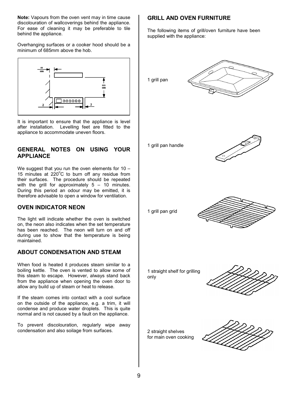 Tricity Bendix SIE305 User Manual | Page 9 / 28