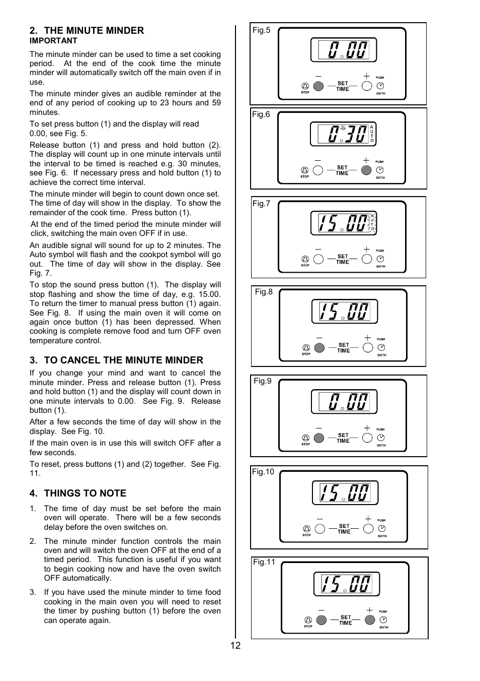 Tricity Bendix RE50GC User Manual | Page 12 / 32