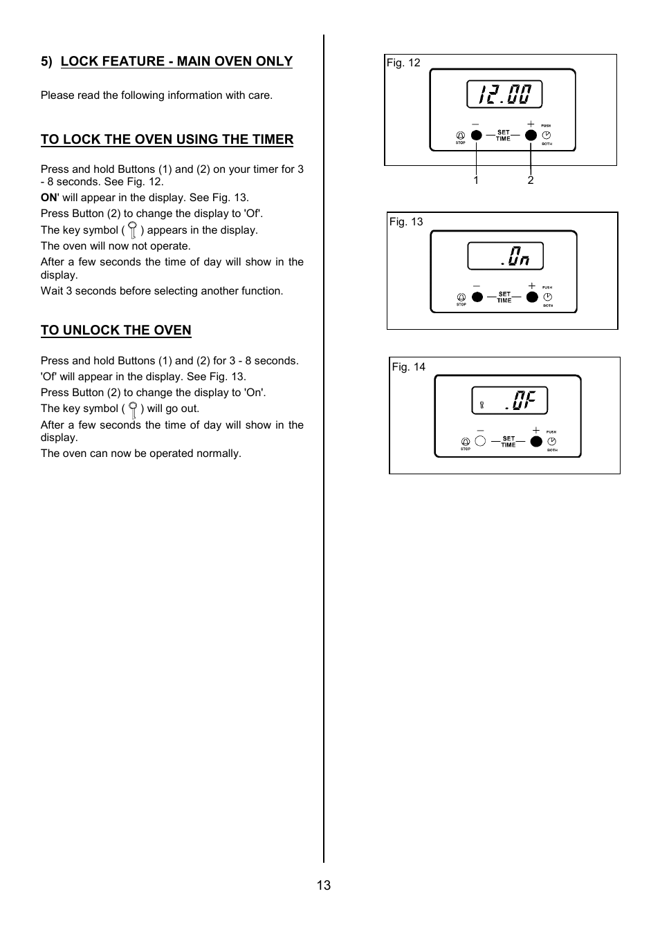 Tricity Bendix RE50GC User Manual | Page 13 / 32