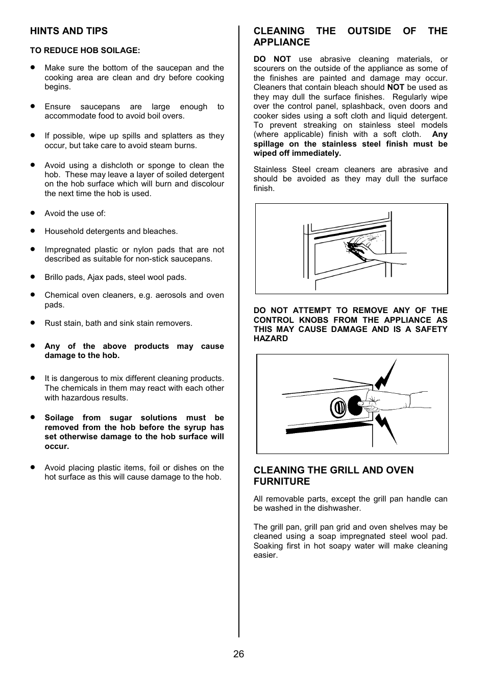 Tricity Bendix RE50GC User Manual | Page 26 / 32
