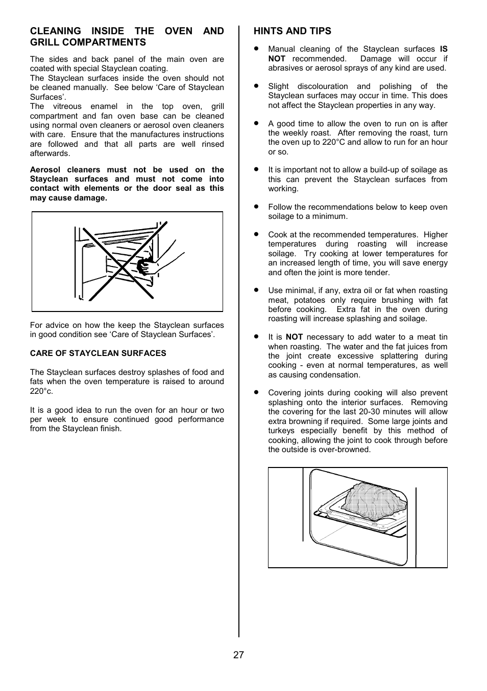 Tricity Bendix RE50GC User Manual | Page 27 / 32