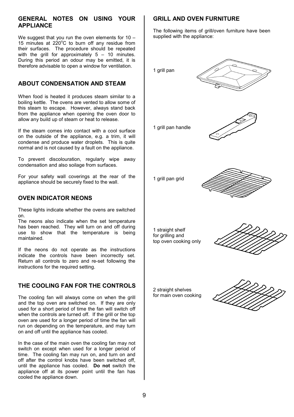 Tricity Bendix RE50GC User Manual | Page 9 / 32