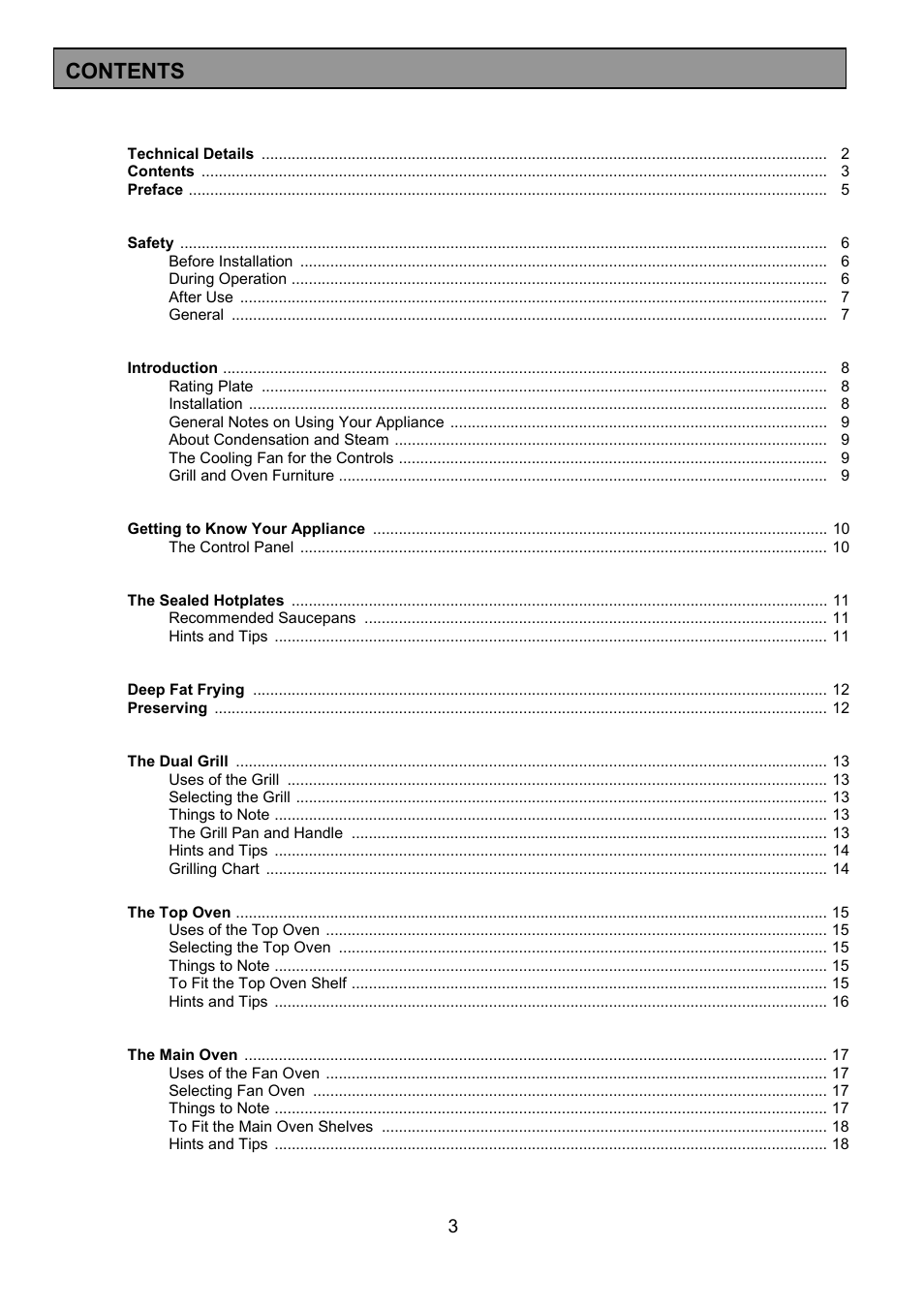 Tricity Bendix SE402 User Manual | Page 3 / 28