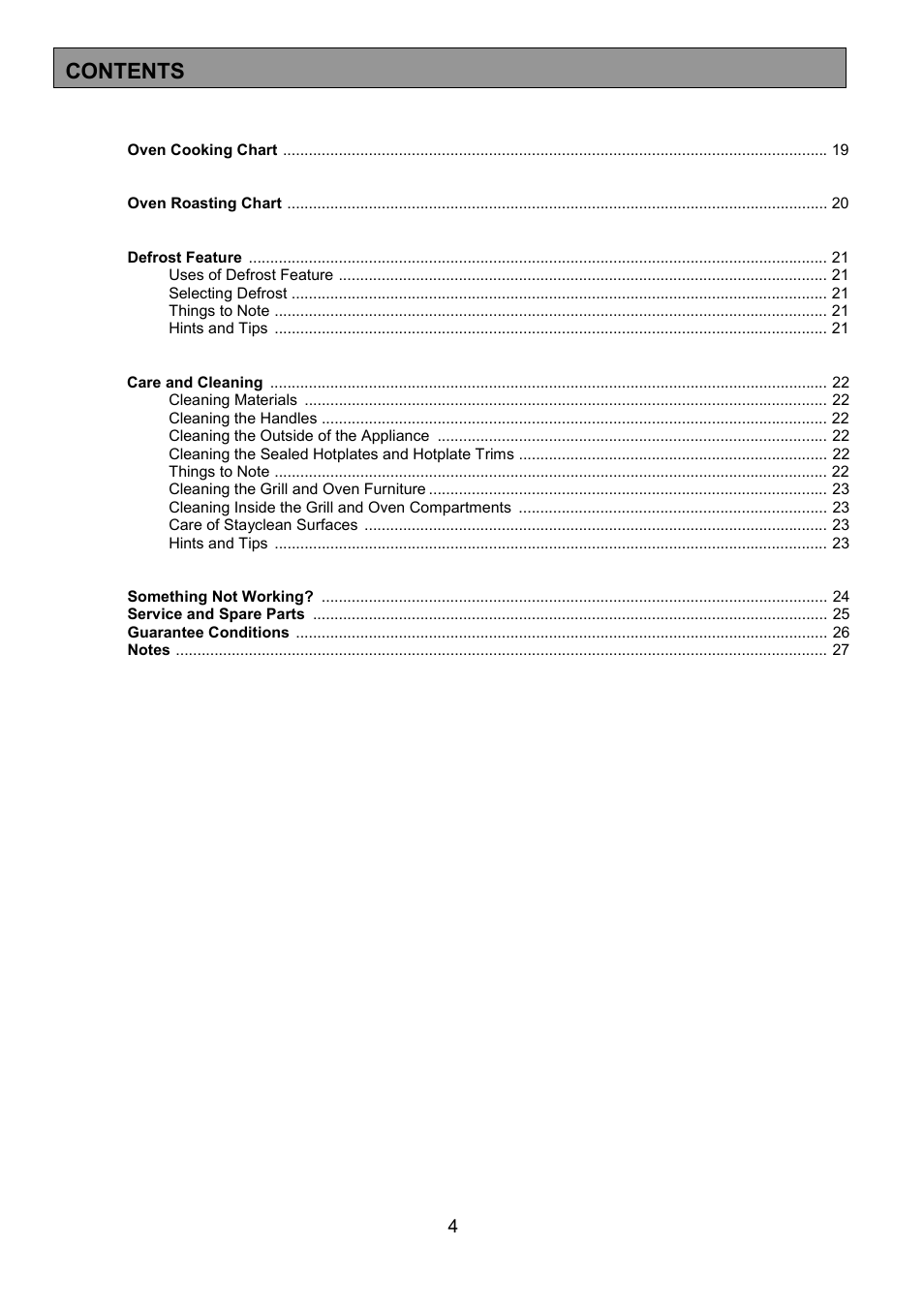 Tricity Bendix SE402 User Manual | Page 4 / 28