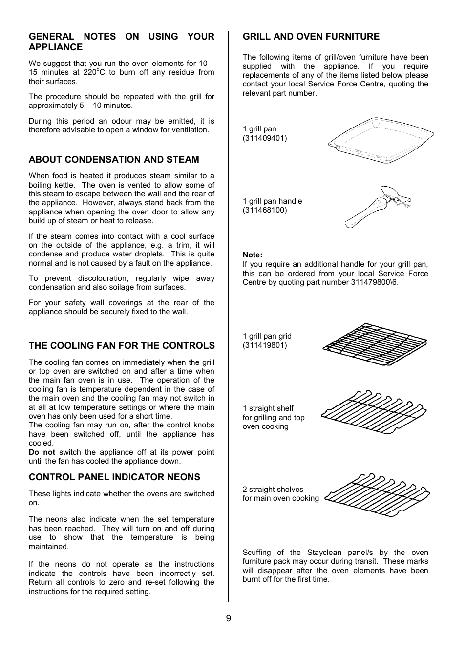 Tricity Bendix SE402 User Manual | Page 9 / 28