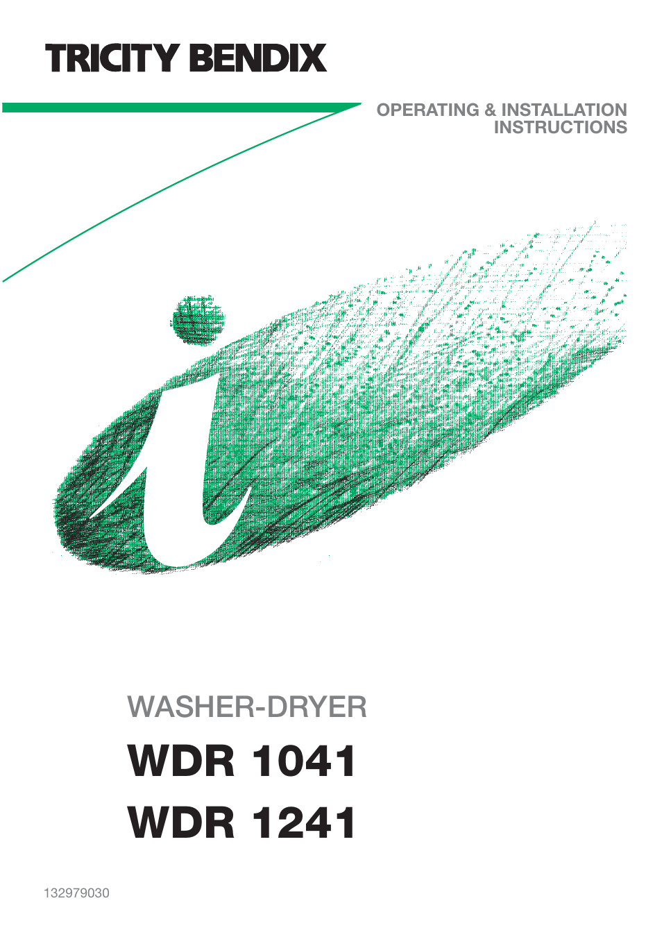 Tricity Bendix WDR 1241 User Manual | 30 pages