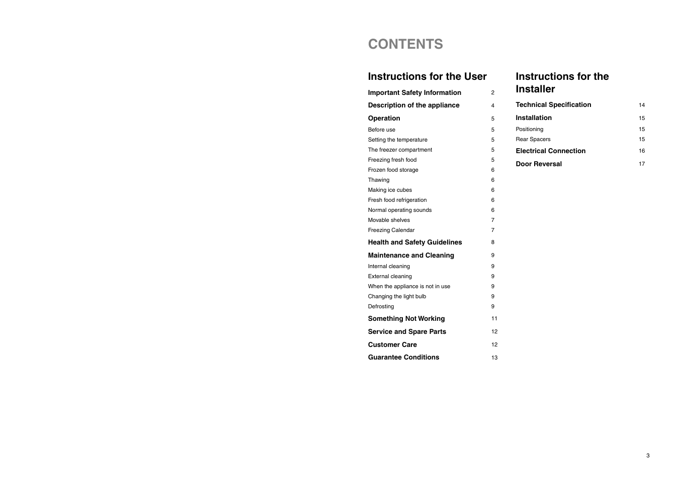 Tricity Bendix Eco Plus ECD 937 User Manual | Page 3 / 20