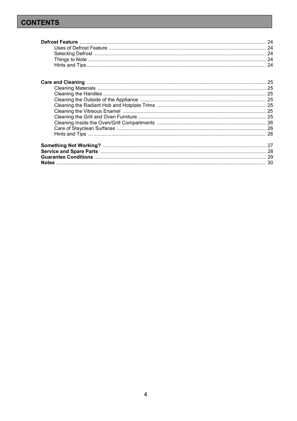 Tricity Bendix SB432 User Manual | Page 4 / 32