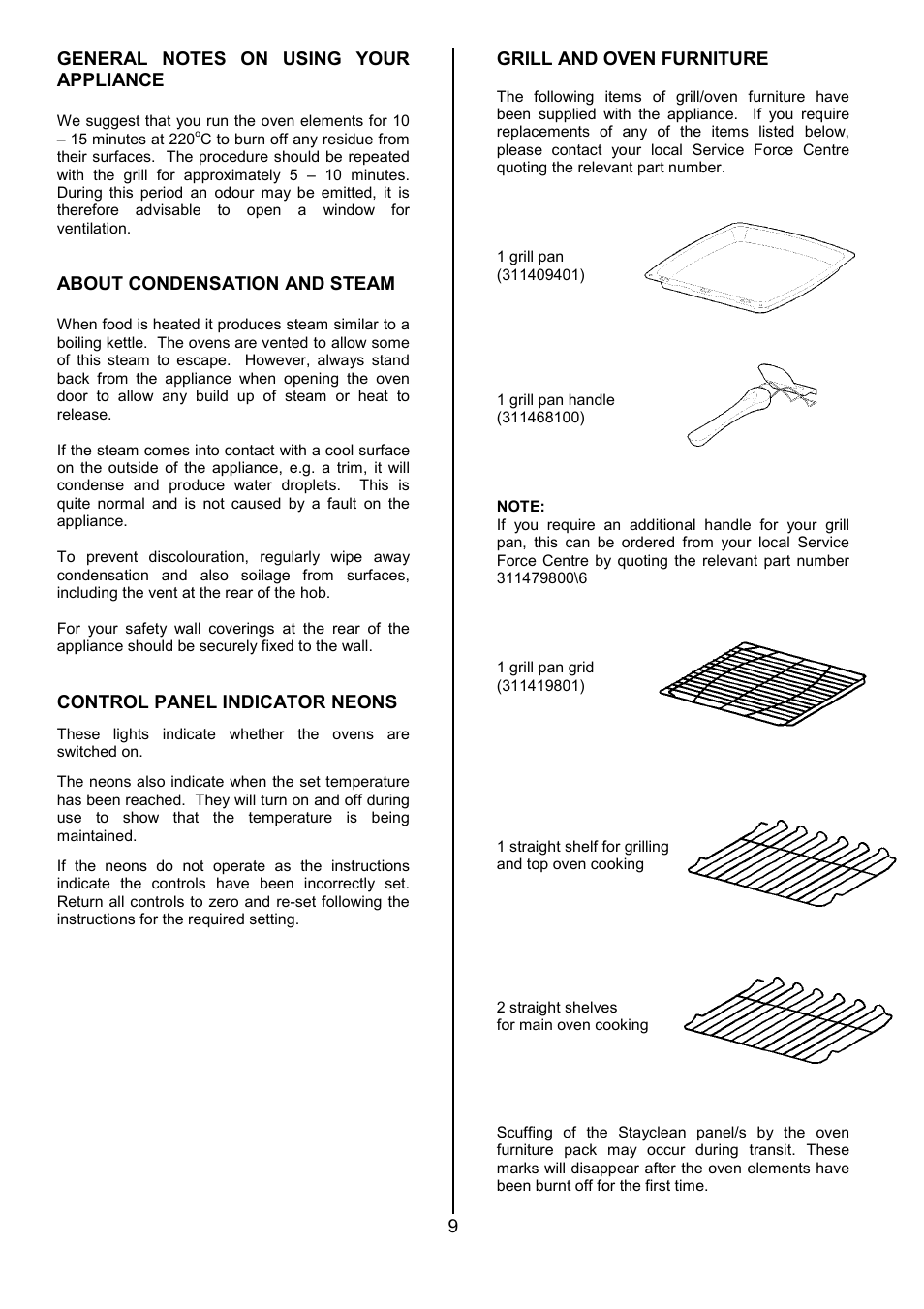 Tricity Bendix SB432 User Manual | Page 9 / 32