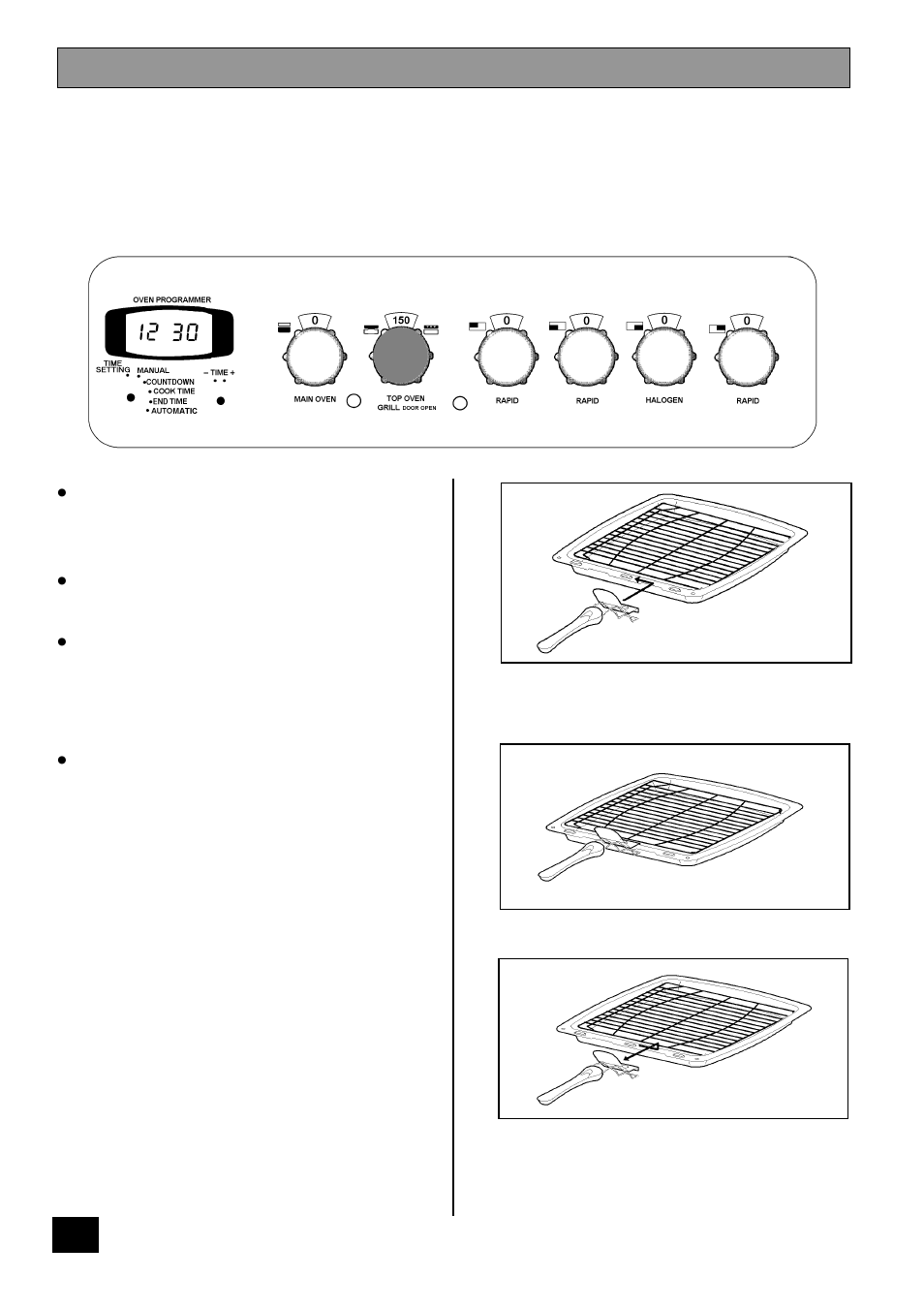 The grill | Tricity Bendix CSIE 510 User Manual | Page 16 / 36