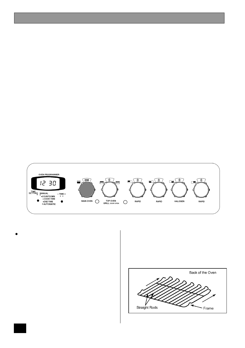 The main fan oven | Tricity Bendix CSIE 510 User Manual | Page 20 / 36