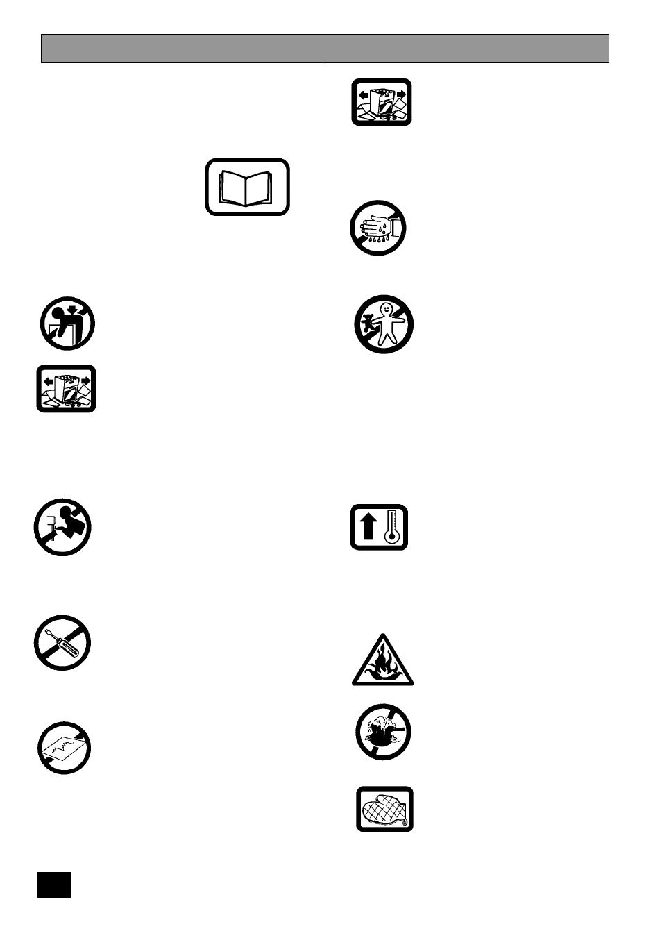 Tricity bendix service force, Safety | Tricity Bendix CSIE 510 User Manual | Page 6 / 36
