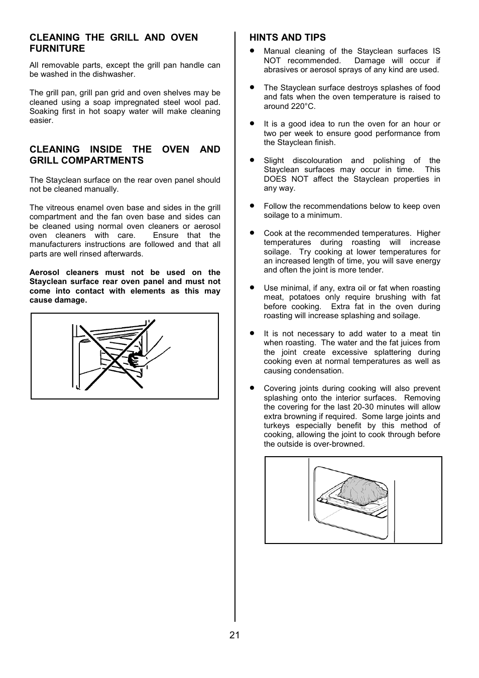 Tricity Bendix SE305 User Manual | Page 21 / 28