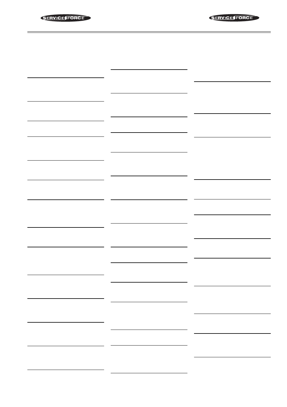 Tricity bendix service force, London & east anglia, South east | South west | Tricity Bendix TBS 603 User Manual | Page 20 / 22