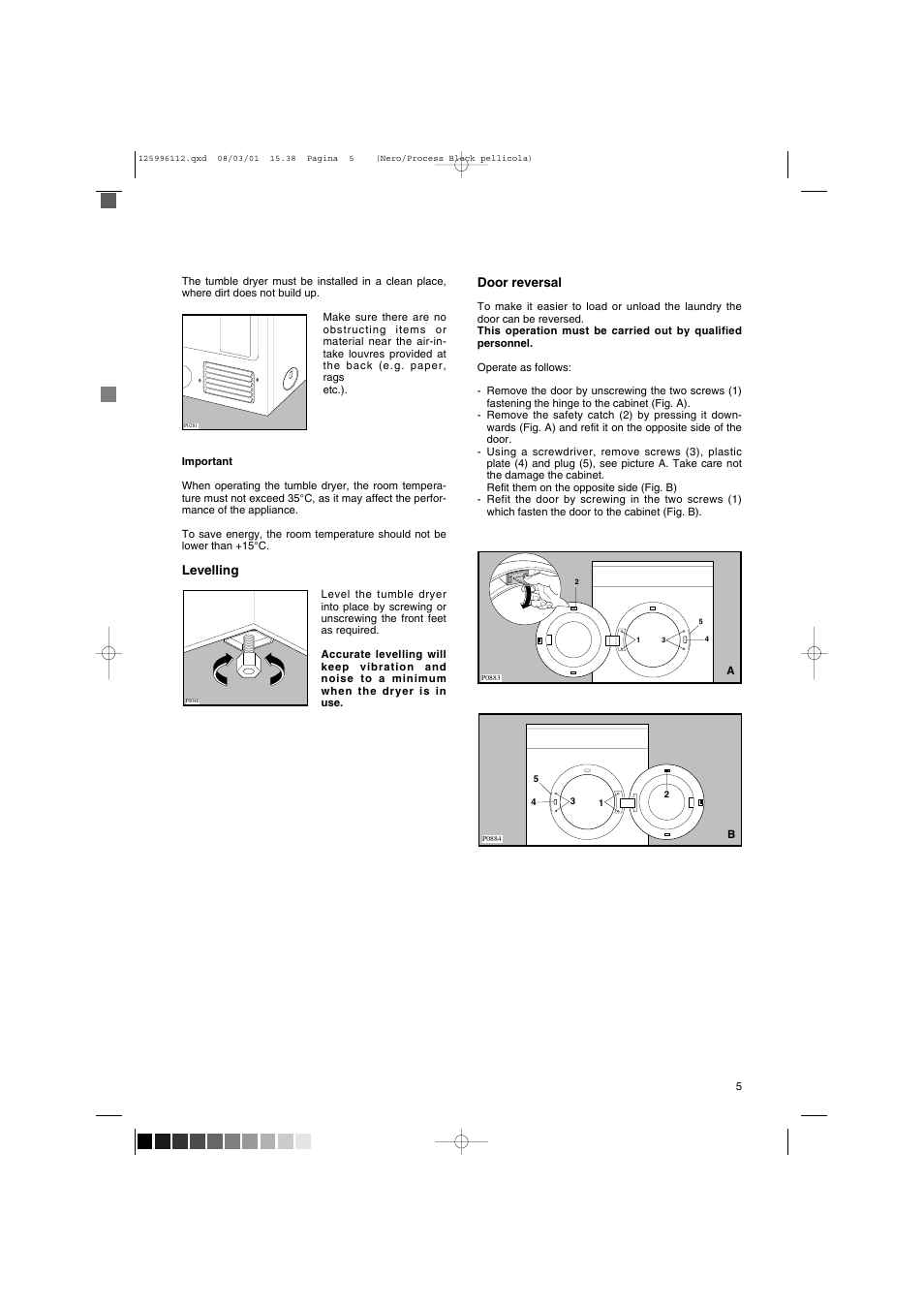 Tricity Bendix TM 560 User Manual | Page 5 / 14